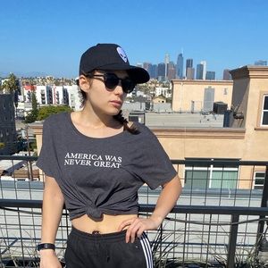 DONATED - America was never great shirt